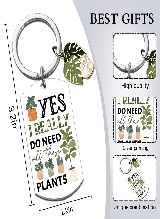 MOEXUKO Plant Lover Gifts for Women Gardening Gifts for Women Plant Lady Keychain Funny Gift for Plants Lovers Gardeners Friends Cactus Succulent Gift Plants Themed Keyring - Image 2